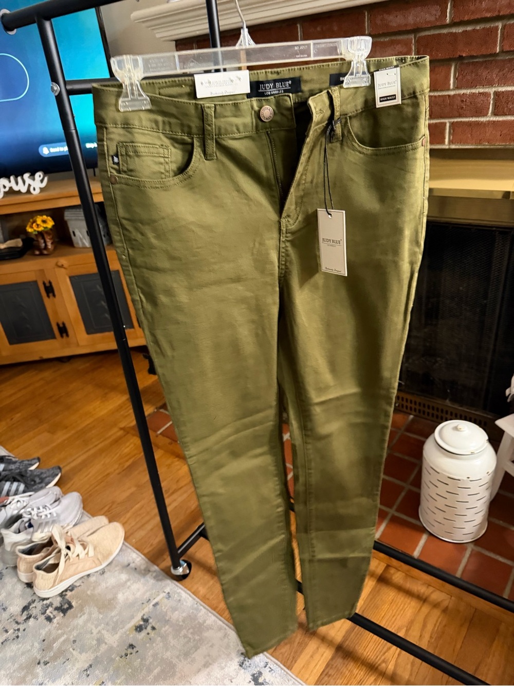 Judy Blue - Olive - High-Rise - Skinny - Colored Jeans - Style #JB88146 9/29